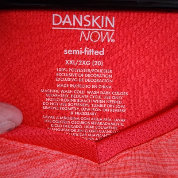 Danskin Now Ladies Workout Running Walking Top Size XL - Picture 3 of 5